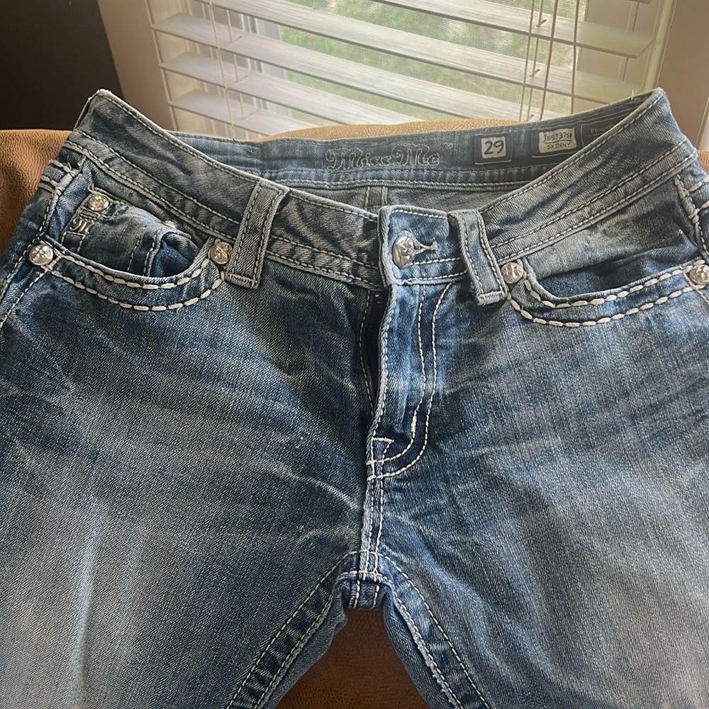 Miss Me skinny jeans 29x31